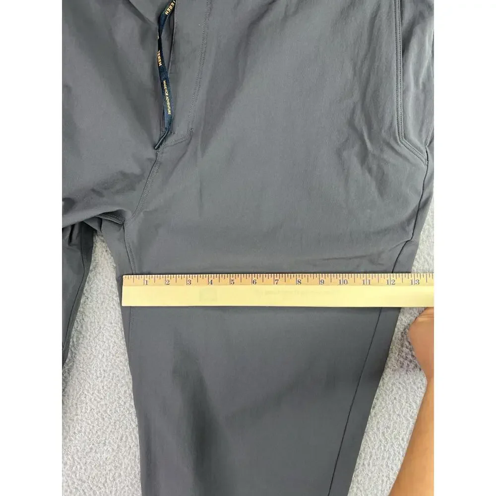Teren Hiking Pants Mens 40x34 Gray Stretch Performance Slim Fit Outdoor - Picture 9 of 14